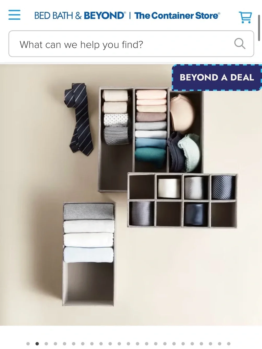 The container store Cambridge drawer organizer